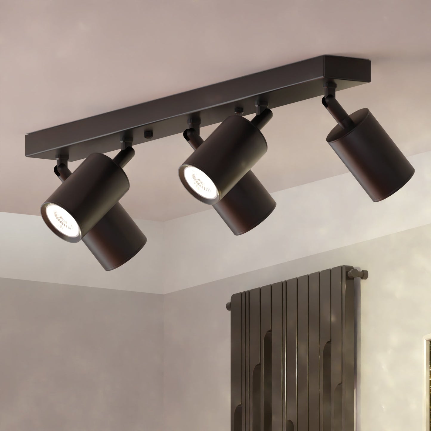 Black 2,3,4,5 Way LED Spotlight Ceiling Light for Home decor~6138