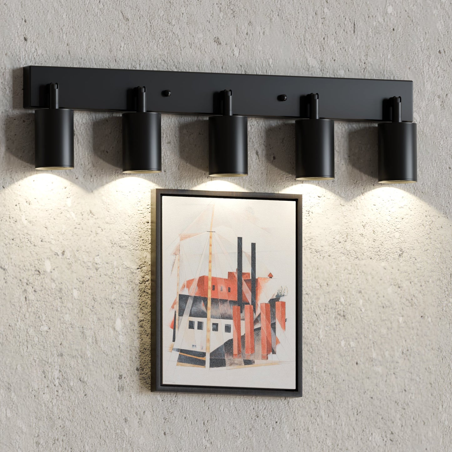 Black 2,3,4,5 Way LED Spotlight Ceiling Light for Home decor~6138