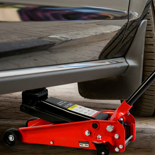 Hydraulic Trolley Low Profile Steel Racing Floor Jack With A Capacity