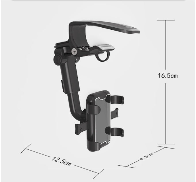 Sun Visor Chuck Car Mount Multifunctional Navigation Mount Rearview