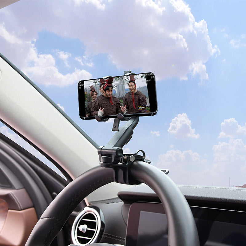 Sun Visor Chuck Car Mount Multifunctional Navigation Mount Rearview