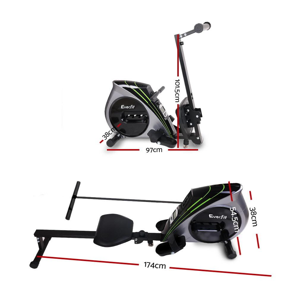 Everfit Rowing Machine Rower Elastic Rope Resistance Fitness Home
