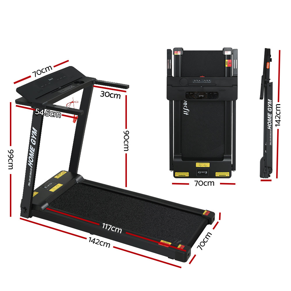 Everfit Treadmill Electric Home Gym Fitness Exercise Fully Foldable